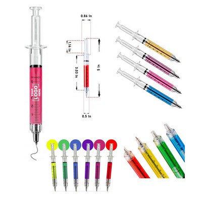 Macaron Syringe Ballpoint Pens