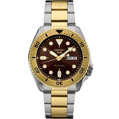 Seiko 5 Sports SGP Automatic Brown Dial Watch