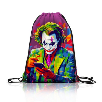 Dye-Sublimated Drawstring Backpack ( 14" X 17" )