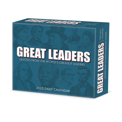 Great Leaders, Greatest Quotes 2025 6.2" x 5.4" Box Calendar