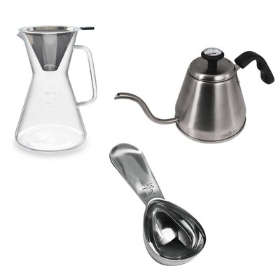 London Sip Pour Over Coffee Set - Carafe Kettle & Coffee Spoon