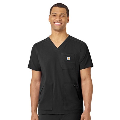 Carhartt® Scrubs - Rugged Flex® Peak - Men's Modern Fit 5-Pocket V-Neck Scrub Top