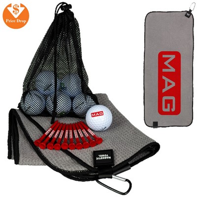 Maggy Towel W/ Bridgestone Treo Golf Balls