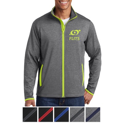 Sport-tek® Sport-wick® Stretch Contrast Full-zip Jacket