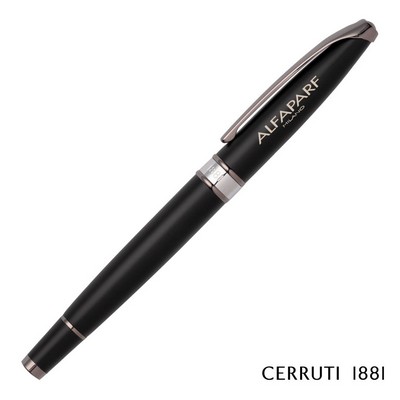 Cerruti 1881® Abbey Fountain Pen - Matte Black