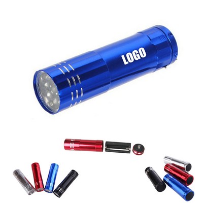 9 Led Aluminum Flashlight