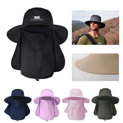 Bucket Hat with Face Cover