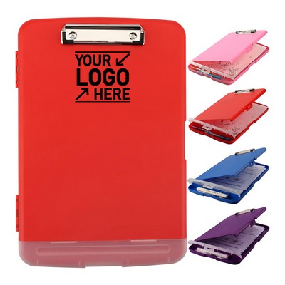 Custom Plastic Storage Nursing Clipboard With Pen Holder