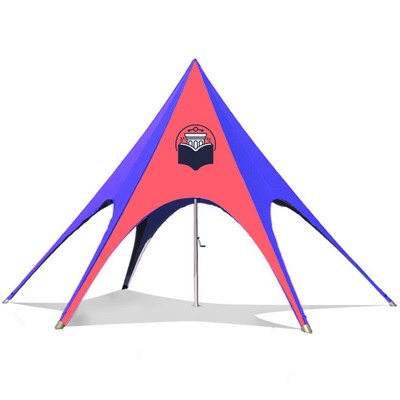 Custom Star Tent, Frame and Topper (20 ' x 13 ')