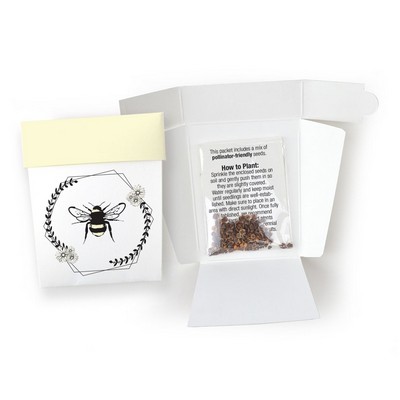 Save the Pollinators - Planter Pot Seed Packet