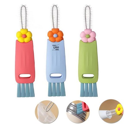 3-in-1 Cup Cleaner Brush with Lid Scrubber