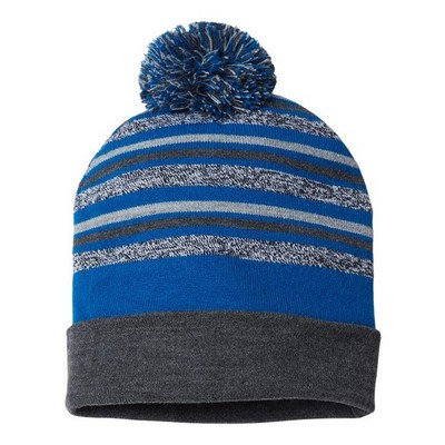 Cap America® USA Made Striped Beanie