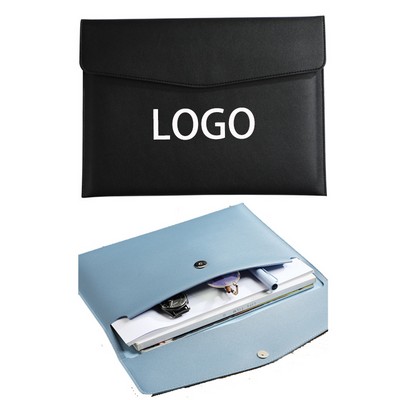 A4 Magnetic Button Closure Document Bag & Folder case