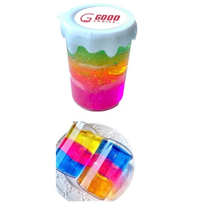 Three Color Cup Slime Toy