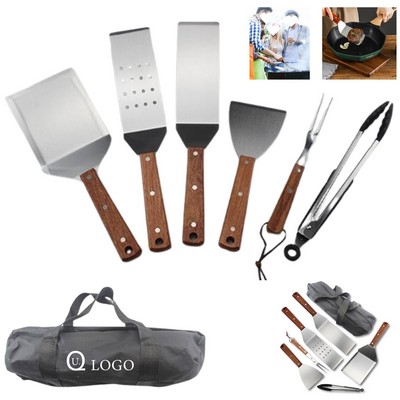 7-Piece Bbq Grill Accessories Set