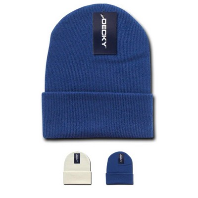 Decky Wholesale Long Cuffed Promo Beanie