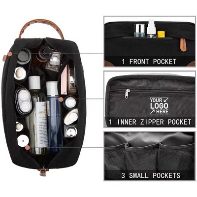 Hanging Toiletry Bag with Dopp Kit Design for Easy Storage