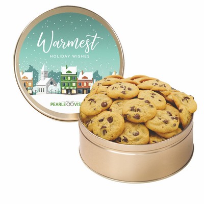 Extra Large Gourmet Cookie Tin with 2" Cookies