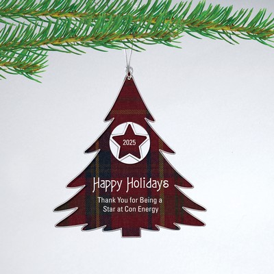 Acrylic Holiday Tree Christmas Ornament