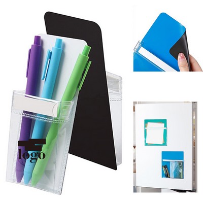 Magnetic Pvc Folder With Clear Pocket