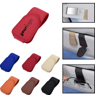 Sun Visor Sunglasses Holder