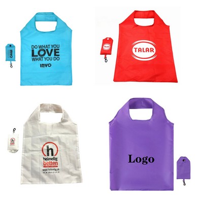 Folding Reusable Grocery Shopping Tote Bag