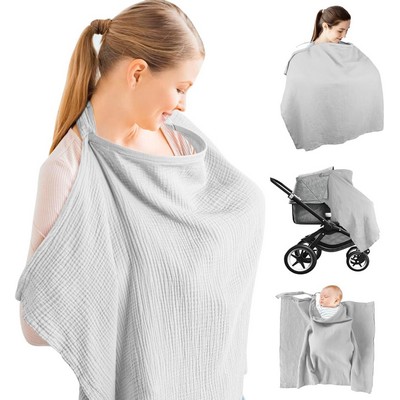 Breastfeeding Nursing Cover with Arch Neckline