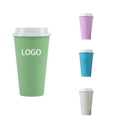 15Oz Travel Coffee Cup - Sip Back & Relax Design