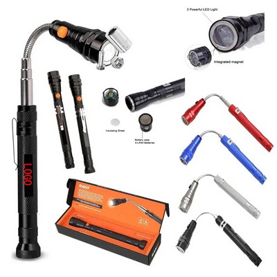 Telescoping Magnet with LED Flashlight