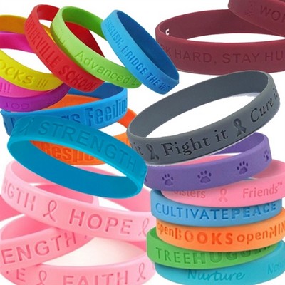 Personalized Silicone Wristband for Events and Promotions