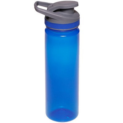 Plastic Sports Water Bottles with Flip Lid 22 oz