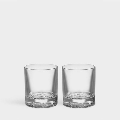 Carat Double Old Fashioned Glasses (Set of 2)