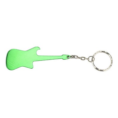 Aluminum Alloy Guitar Bottle Opener Keychain