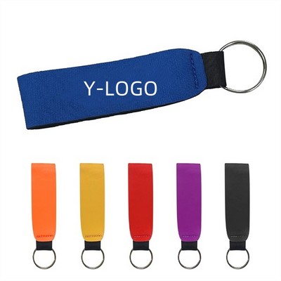 Floating Neoprene Wristband Keychain