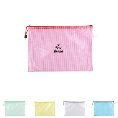 Waterproof Mesh Zipper Pouches Bags