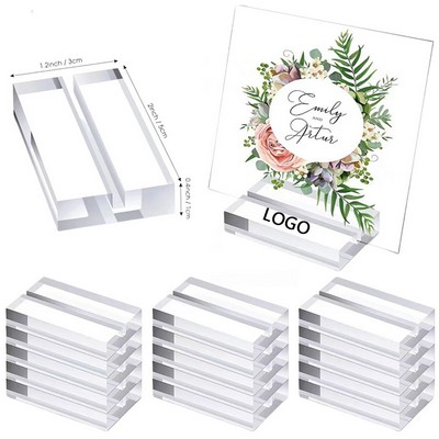 Multi-Size Acrylic Card Slot Base