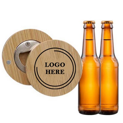 Magnetic Round Beer Opener