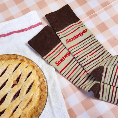 Casual Thanksgiving Socks - Grateful Feet for the Holiday - American Made