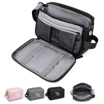 Men's Water-Resistant Toiletry Travel Bag Pouch