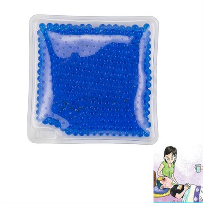 Small Aqua Bead Hot Cold Pack