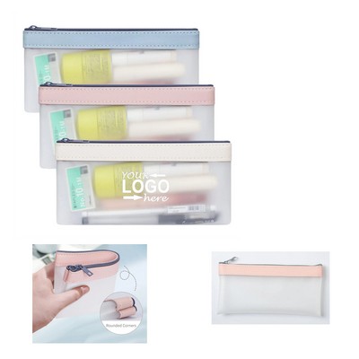 Transparent Penicl Pouch Pen Case With Zipper