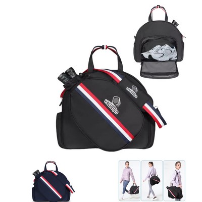 Large Capacity Pickleball Bag with Shoe Compartment