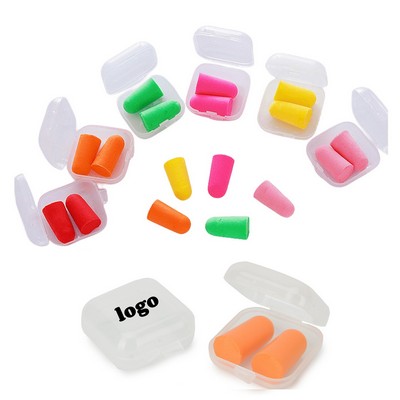 Noise Cancelling Foam Earplugs with Travel Case