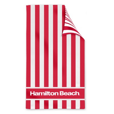 Double Sided Cabana Stripe Beach Towel