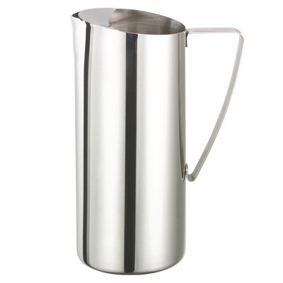 1.9 Liter Polished Slim Water Pitcher w/Ice Guard