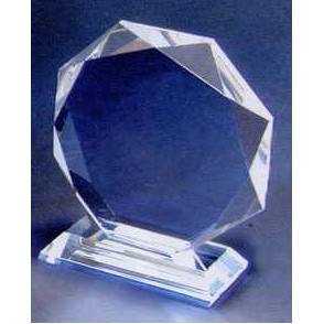 Crystal Octagonal Award (5/8"x5"x5")