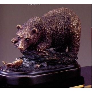 Bear & Fish Trophy (5 1/2"x3 1/2")