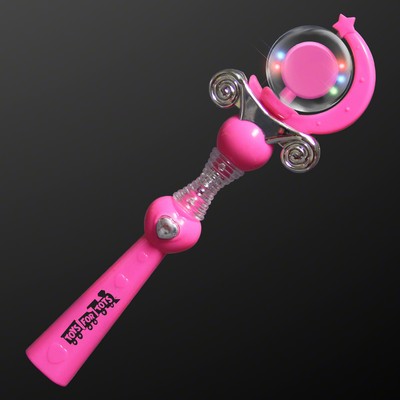 Imprinted Magic Spinning Princess Wand (Party Favor) - Domestic Imprint