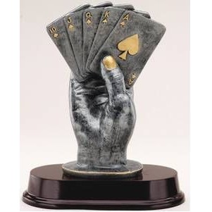 Hand Of Cards Figurine - 9"