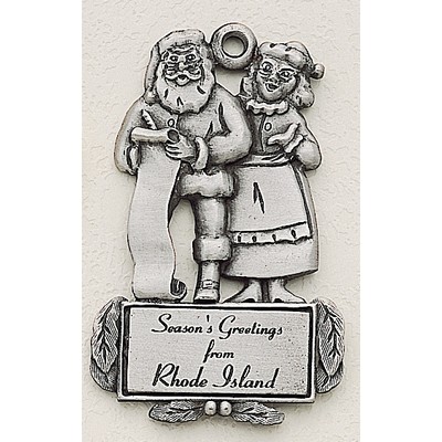 MasterCast Design Santa & Mrs. Claus Cast Ornament